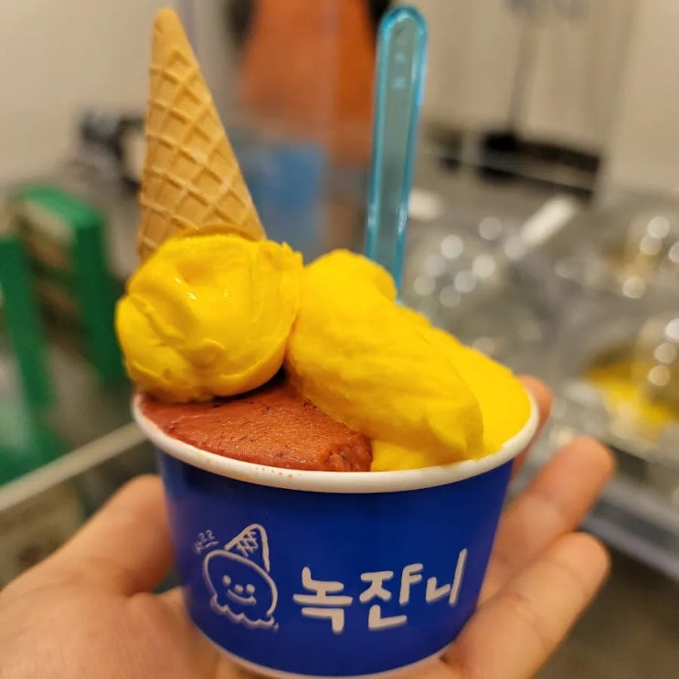  녹쟌니_속초아이 대관람차 근처 젤라또맛집 (feat.내돈내산)