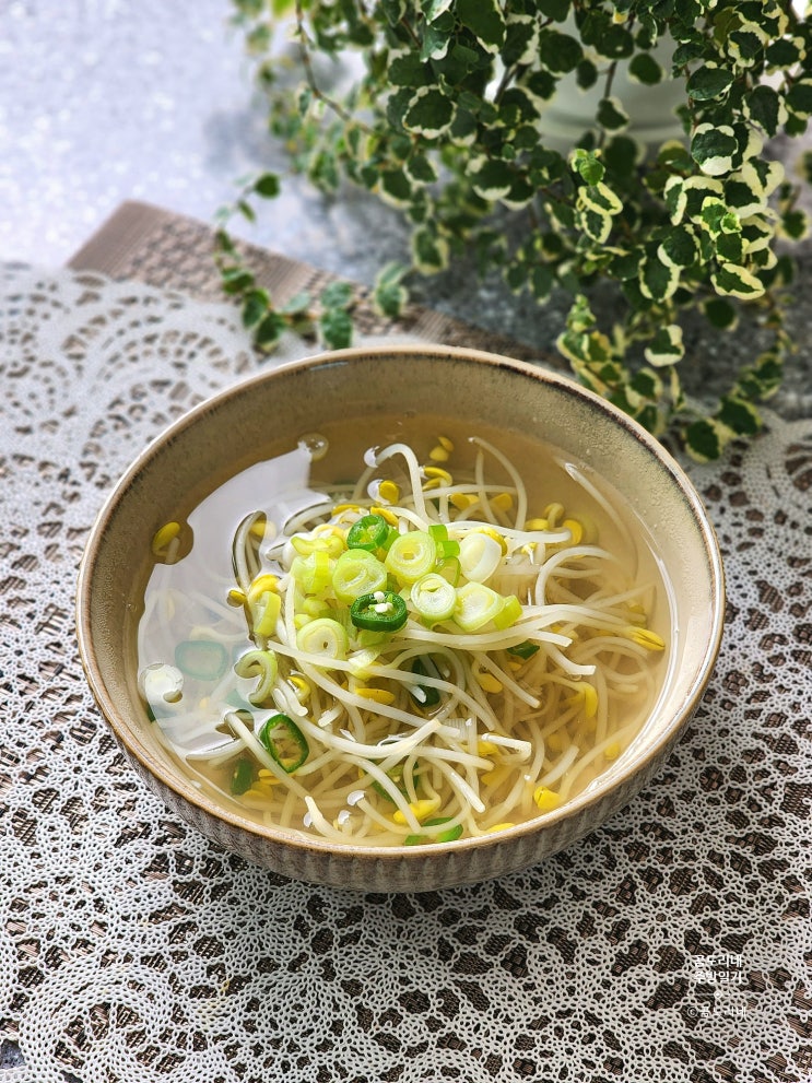  백종원 콩나물국 끓이는법 간단시원한 맑은국 한신포차콩나물국