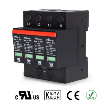  [Prosurge x 유성테크] UL 1449 인증 AC DIN-rail SPD - SP 시리즈