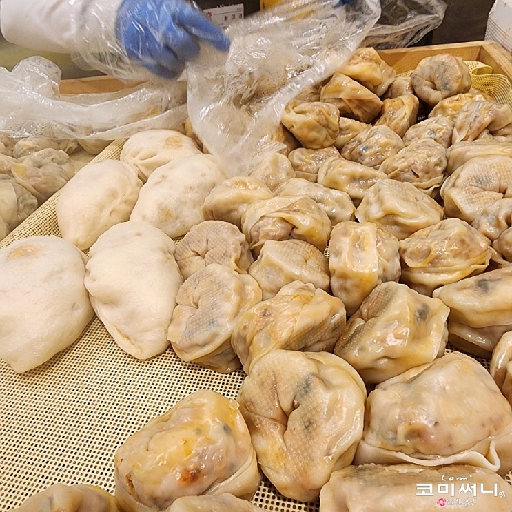 강남 신세계 지하 식품관 이안만두 속이 꽉 찬 만두 맛집