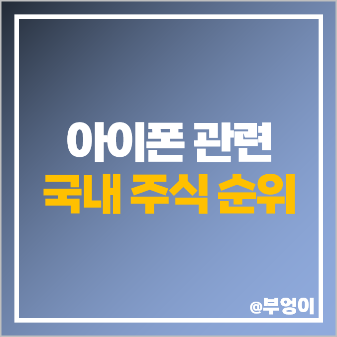 아이폰 관련주 애플 주식 테마주 SK하이닉스 아이티엠반도체 주가 아이폰 관련주 애플 주식 테마주 SK하이닉스 아이티엠반도체 주가