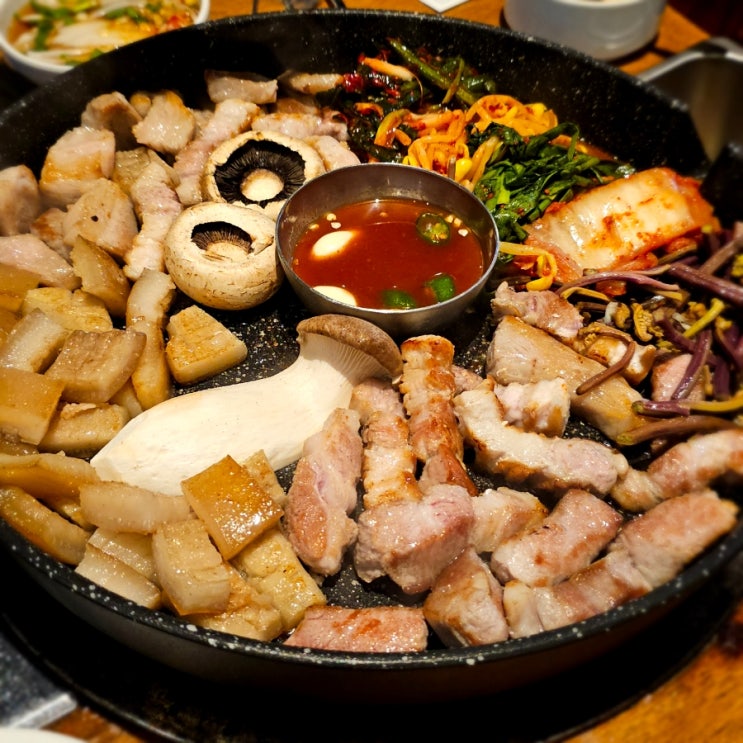  구미 황상동 맛집 꽃돼지식당 인동 삼겹살 메뉴 리뉴얼