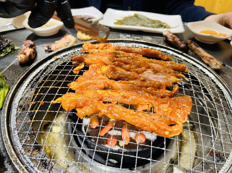  부평 숯불닭갈비 부평역달갈비 맛집 팔각도