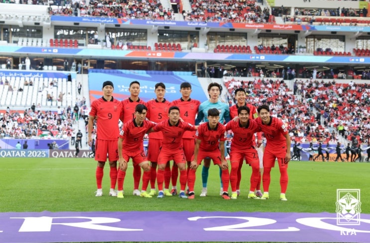 [아시안컵] 요르단과 2-2 무승부 …손흥민 선제골, <b>황인범</b> 추가골