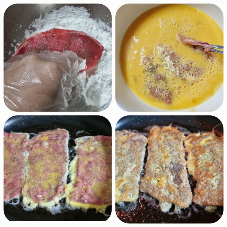  소고기육전 만드는법 맛있는 육전 부위로 만들기