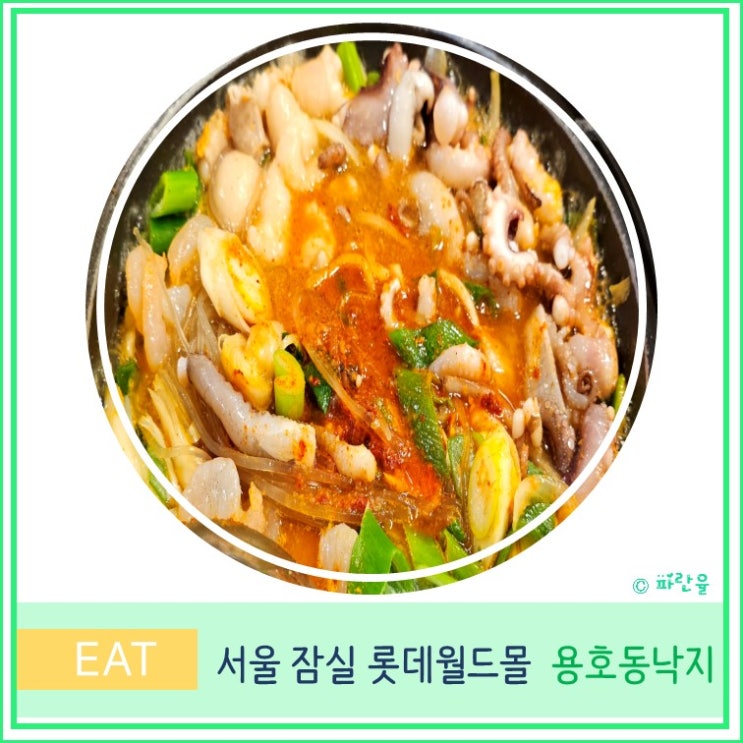  잠실 롯데월드몰 맛집 용호동 낙지 낙곱새 새우튀김 가성비 식당