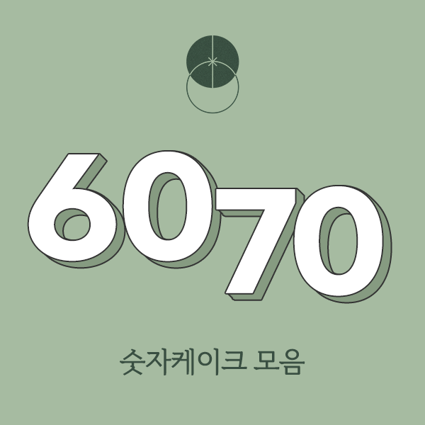  이영 / 숫자떡케이크 앙금플라워 디자인
