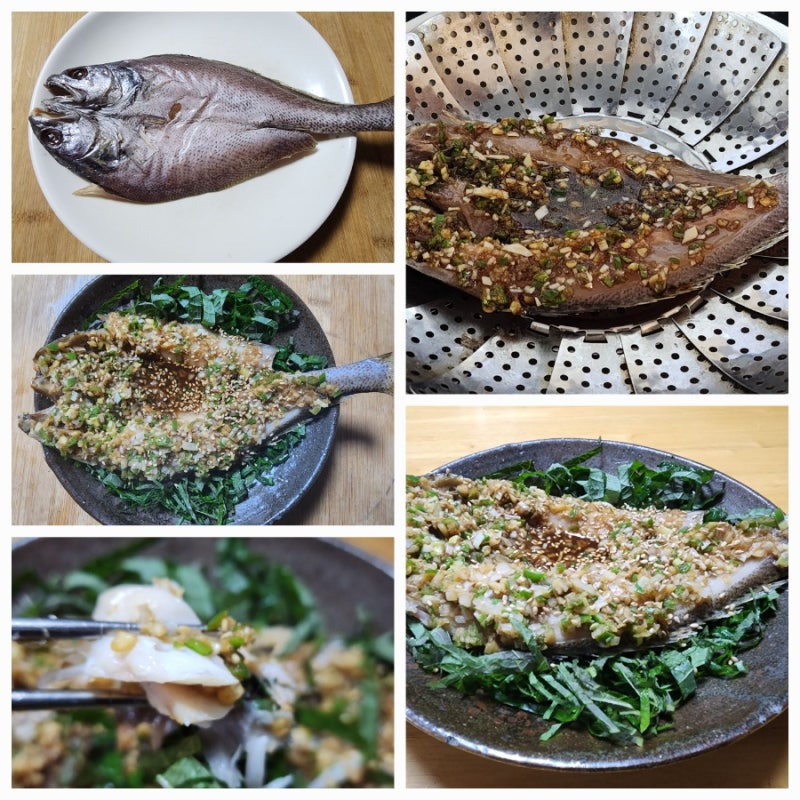 민어조기 양념찜 반건조 민어조기로 간장양념찜 만드는 법