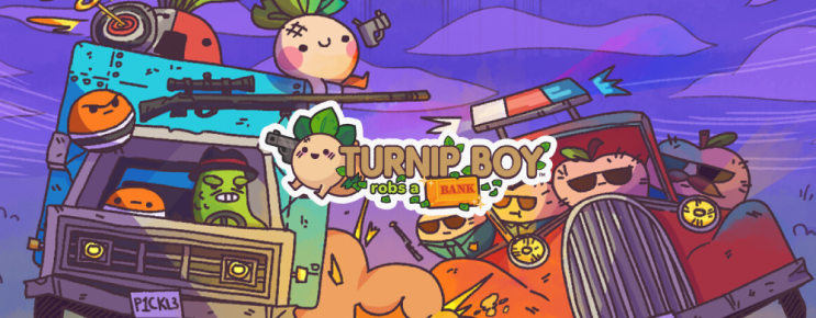 인디 게임 순무 소년의 은행 털이 Turnip Boy Robs a Bank