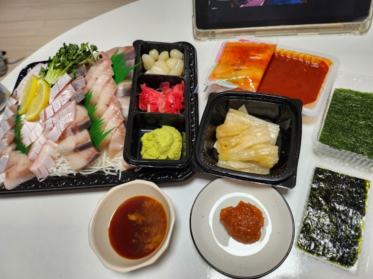  노량진수산시장 배달 / 픽업 가능한 대방어 맛집 추천!