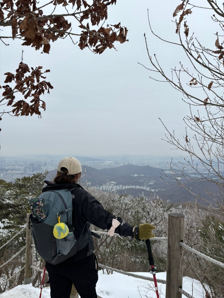  청계산 등산 (원터골 입구~매봉 까지 겨울산행)