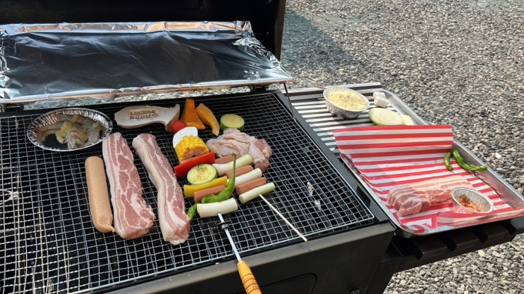  영암 캠핑식당, 반려견 애견동반 가능한 라운지붐 라붐, 바베큐구이