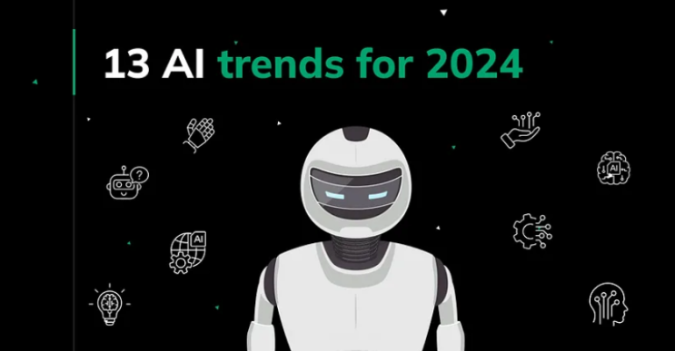  AI가 작성한 2024년 상위 13가지 AI 트렌드