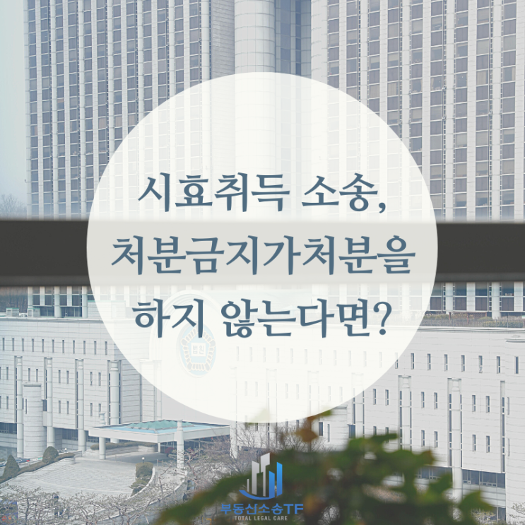  시효취득 소송 시 처분금지가처분을 하지 않는다면?