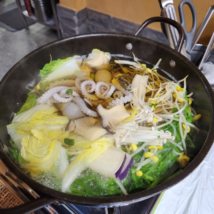 [대부도 맛집] 대부도맛집풍경, 깔끔한 산낙지 샤브샤브와 두툼한 해물파전 한입 하시죠!