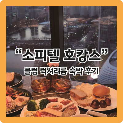  [서울 호캉스 추천] 소피텔 엠배서더 서울 클럽럭셔리룸 (클럽밀레짐-애프터눈티, 이브닝칵테일, 조식포함)