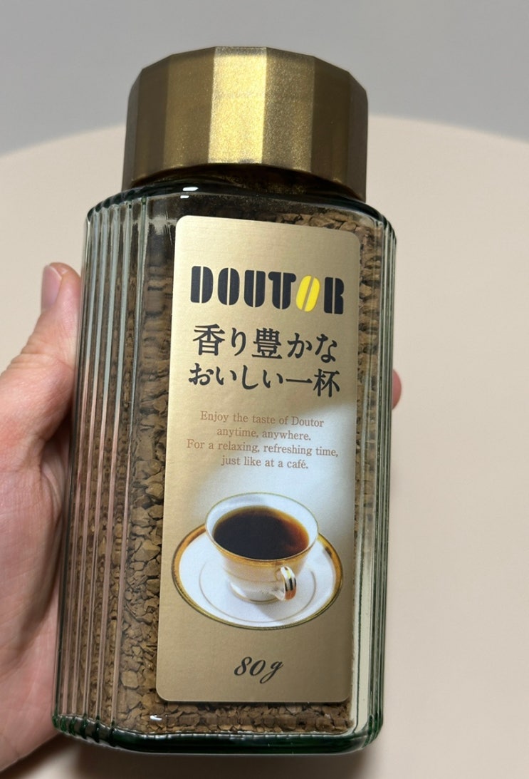 일본 인스턴트 커피추천 후기 도토루DOUTOR 맛 향기 내돈내산