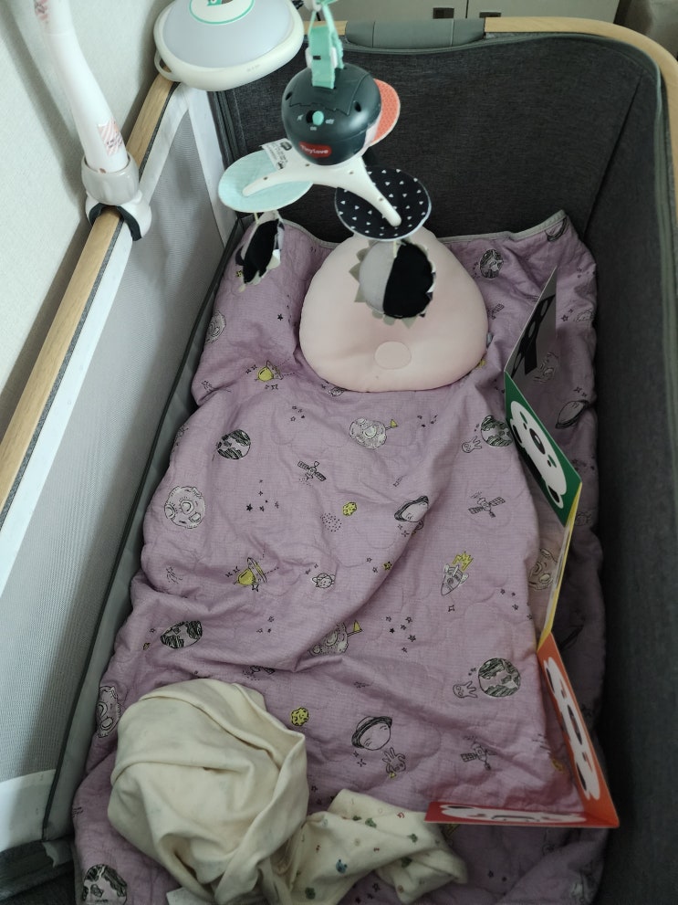  아기침대 사용후기