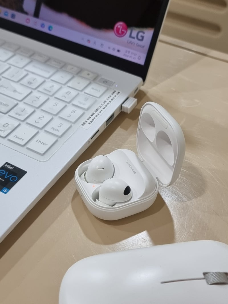 갤럭시 버즈2 프로 LG 그램 노트북에 블루투스 연결하는 방법 PC에 버즈 연결하는 순서 알려드....
