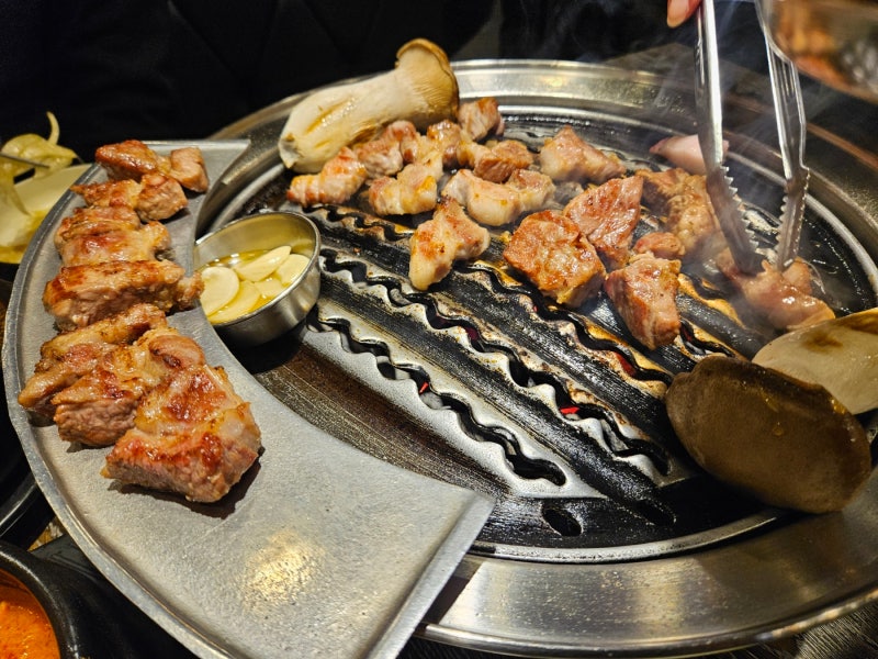 성수역 고기맛집, 탕코참숯불구이, 육즙돼지돼지먹방 in 성수