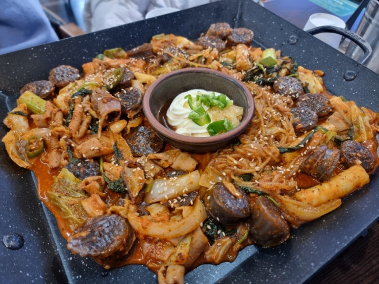  김해주촌맛집 주촌효도리 김해코스트코맛집 순대곱창볶음