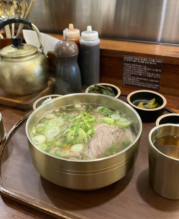  잠실 온수반 :: 겨울철 뜨끈한 국물 생각날 때 추천하는 온면/온반 맛집