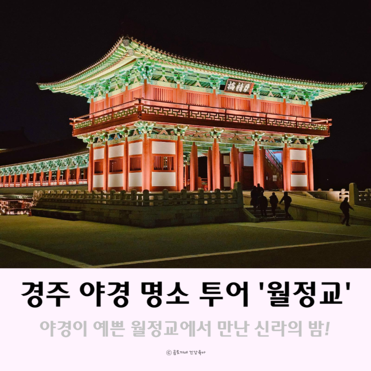 경주 갈만한 곳 야경 명소 월정교 투어