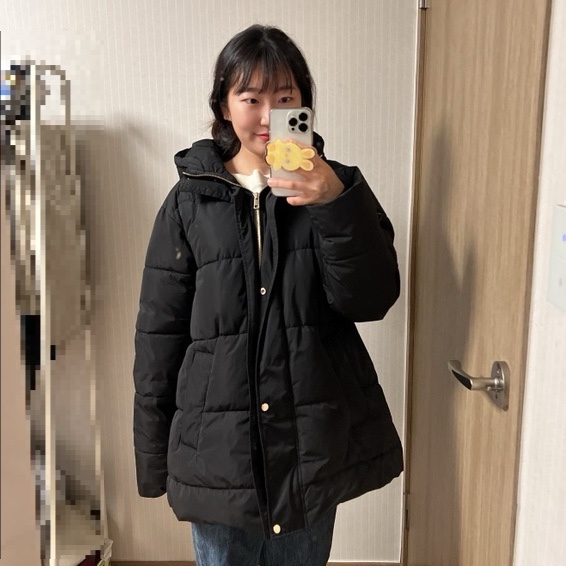  ZARA 자라 세일에 구입한 패딩 후드 코트 솔직 후기