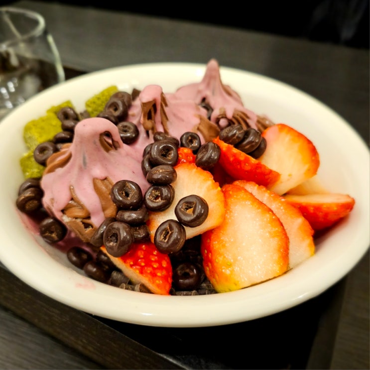  구미 인동 카페 요거트월드 요거트아이스크림 과일컵 맛집