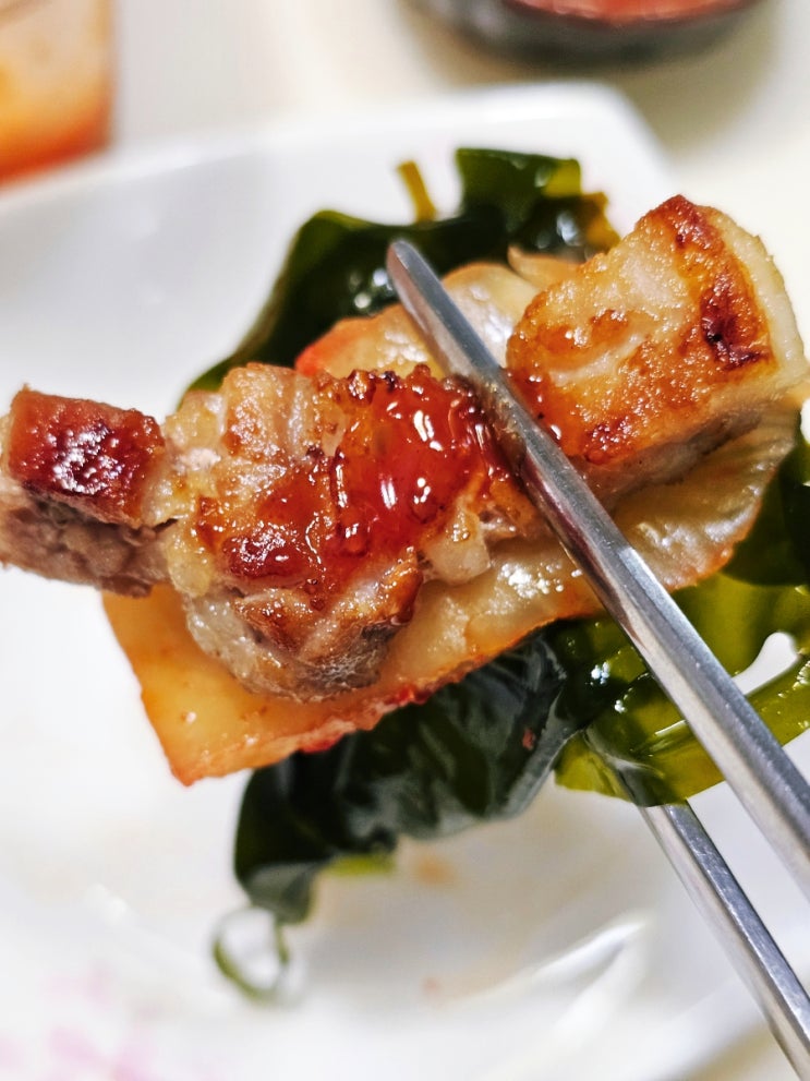  물미역 손질 및 데치기 다이어트 할 때 맛있게 먹는법