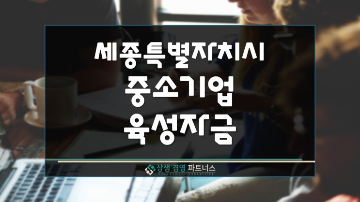  세종 중소기업 육성자금 지원 2024년