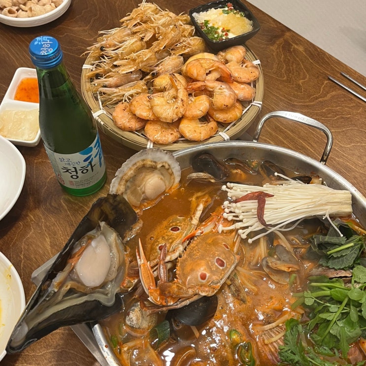 <b>범어동</b>술집 '<b>범어동</b> 섬' <b>해물탕</b>과 버터새우