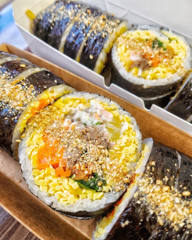  시흥 배곧 맛집 오영김밥 전국김밥일주 오이도 근처 아브뉴프랑 밥집