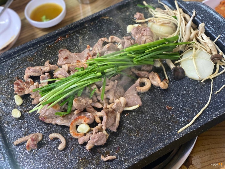 아차산 맛집 아차산 유황오리 신선한 생오리 주물럭 먹은 후기