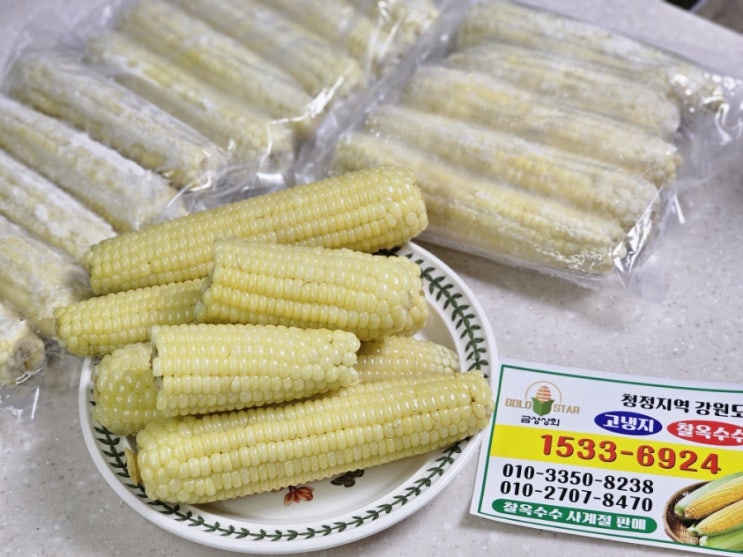  찰옥수수삶는법 냉동 옥수수 냄비/전자레인지 해동/찌는 법 꿀팁