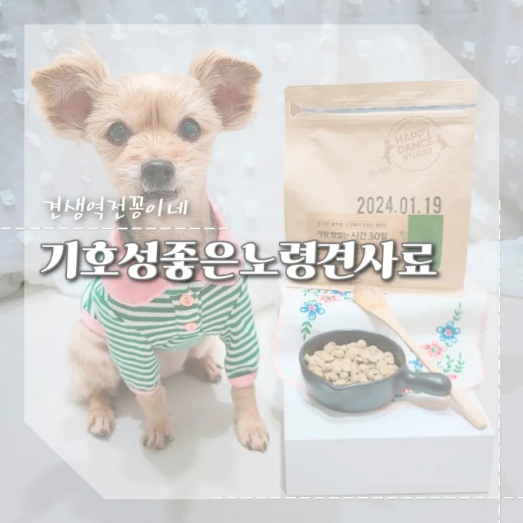  강아지사료 추천 기호성 좋은 하림펫푸드 그레인프리 노령견 사료