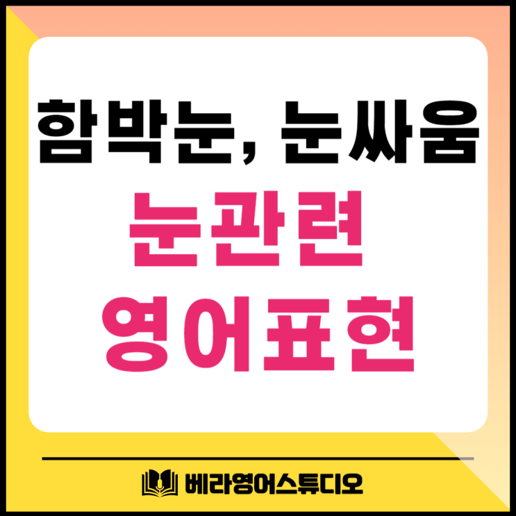 진눈깨비, 함박눈, 눈싸움 관련 표현 영어로 배워봐요 진눈깨비, 함박눈, 눈싸움 관련 표현 영어로 배워봐요