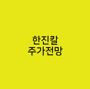  한진칼 주가전망, 항공 지주회사 관련주