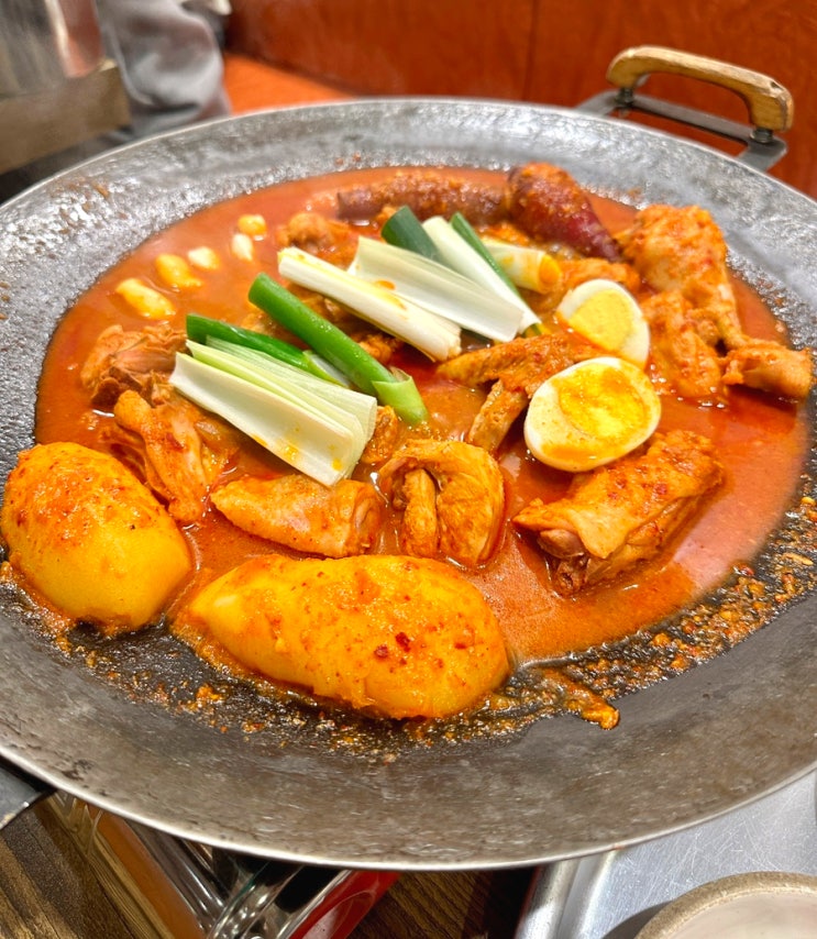  수원 인계동 맛집 : 웨이팅 필수 솥뚜껑 닭볶음탕 전문점 도시농원
