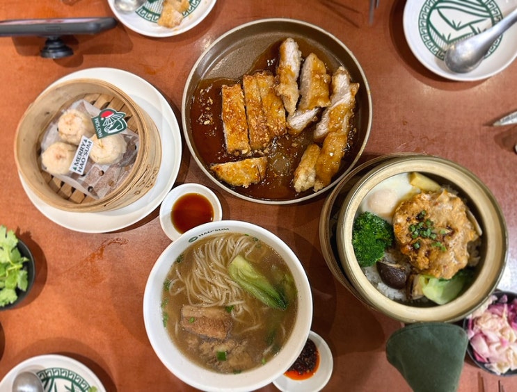  [판교 현대백화점 푸드코트 추천맛집 - 호우섬 현백판교점] 홍콩식 딤섬, 솥밥, 마늘칩 꿔바로우, 홍콩식 도삭면, 우육탕면 추천! 더현대 웨이팅 맛집 추천
