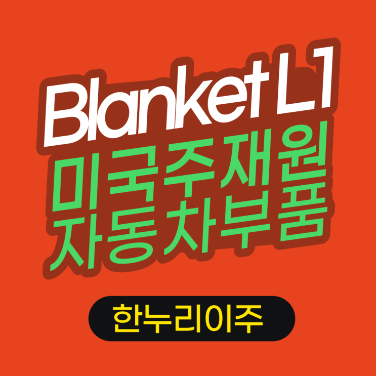  자동차 부품 제조업  미국 텍사스 주재원 파견 ·  Blanket L1· E2비자