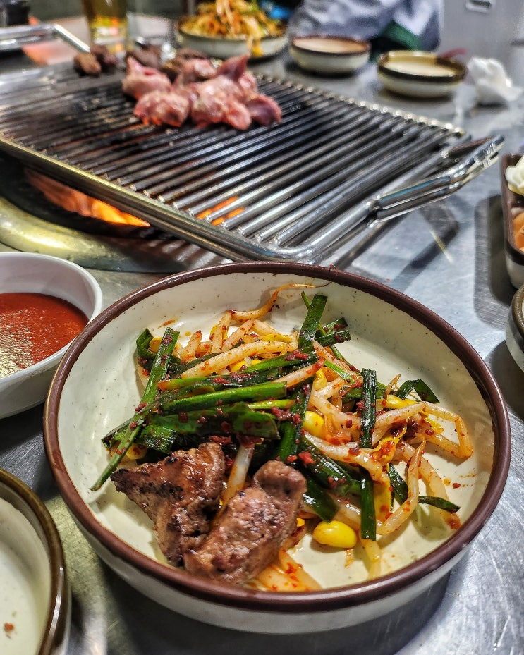  왕십리 고기집 갈매기의꿈  가성비 좋은 포차분위기 술집 추천