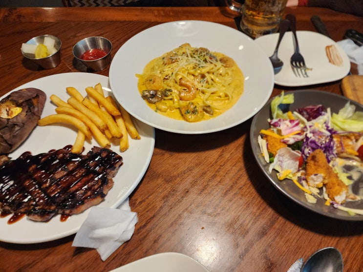  아웃백스테이크하우스 서면점 _ 아웃백 런치세트 할인팁