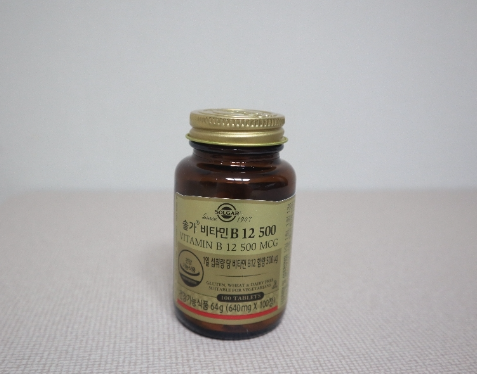 임산부 영양제-솔가 비타민 B12 500