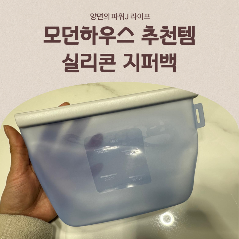 모던하우스 추천템 실리콘 지퍼백 씻어서 다시 쓰는 친환경 제품