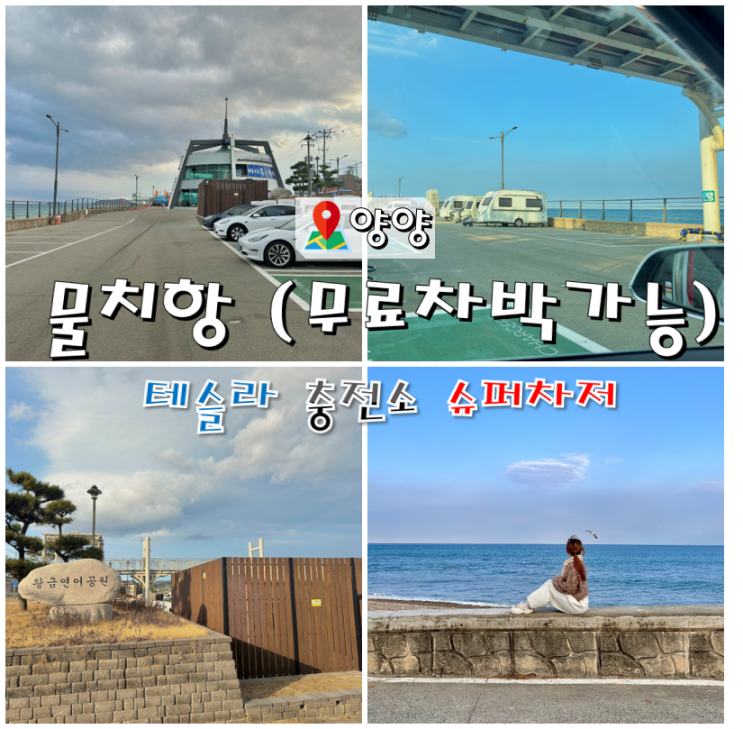  양양 슈퍼차저 물치항 무료 차박지