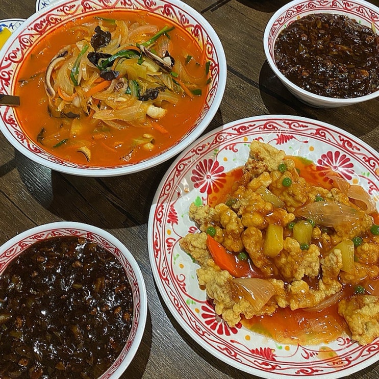  당산역 중국집 강남 짬뽕 짜장면 탕수육 아쉬웠던 후기