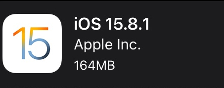 구형 아이폰 아이패드 지원 iOS/iPadOS 15.8.1 보안 업데이트 방법과 지원 기기 목록 입니다