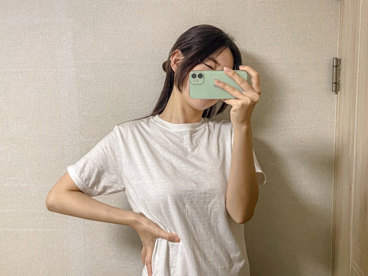  가성비갑 5천원 무지 흰반팔티 로파제반팔 데일리완성