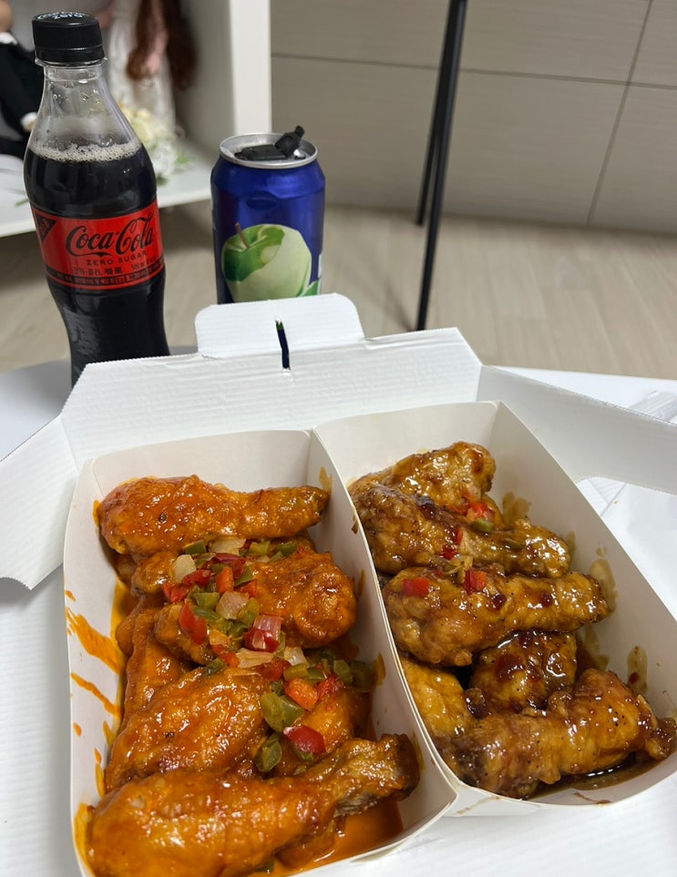  호식이 두마리치킨 수라깐풍치킨이랑 타코마요치킨 내돈내산 리뷰